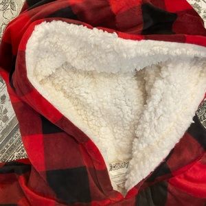 The Comfy black and red checkered   Worn once